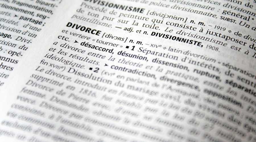 Divorce in the Dictionary